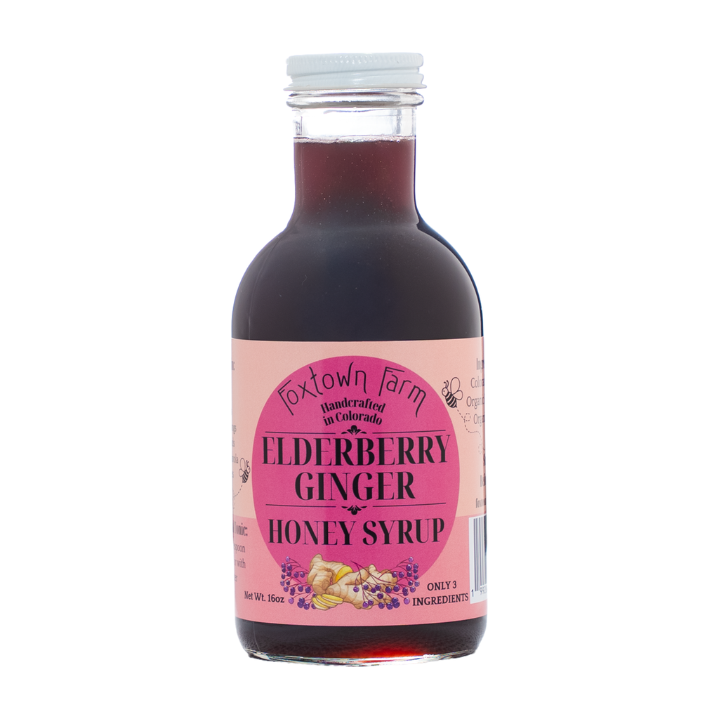 Elderberry Ginger Honey Syrup