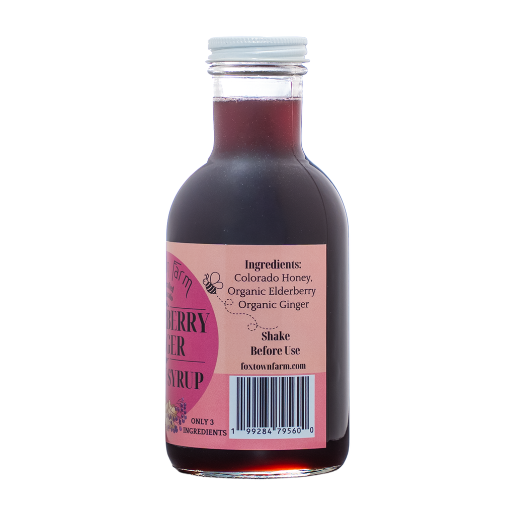 Elderberry Ginger Honey Syrup